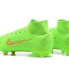 Nike Assassin 14th Generation High Top FG Green Football Boots Left
