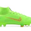 Nike Assassin 14th Generation High Top FG Green Football Boots Outside