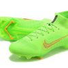 Nike Assassin 14th Generation High Top FG Green Football Boots vamp
