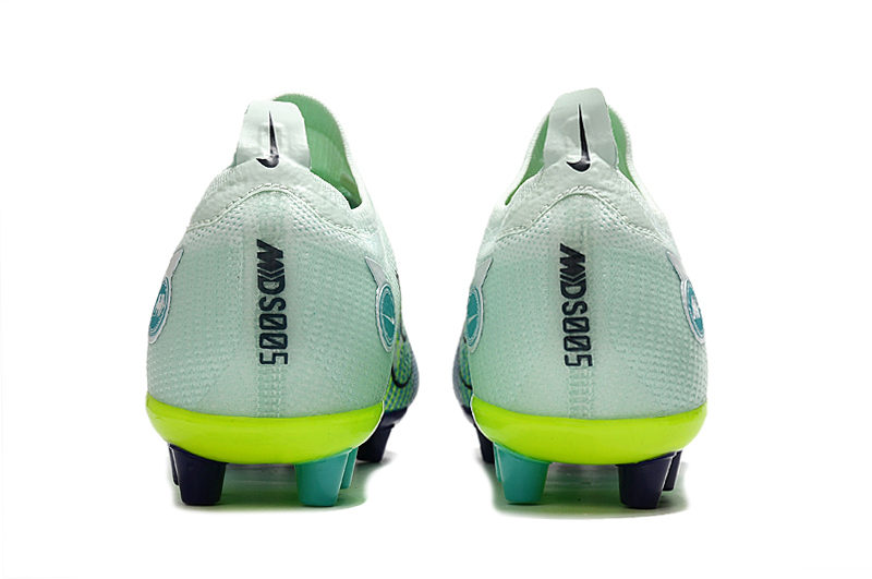 Nike Mercurial Vapor Dream Spee 005 Elite AG Blue Green Selfish Spike Football Boots Back heel