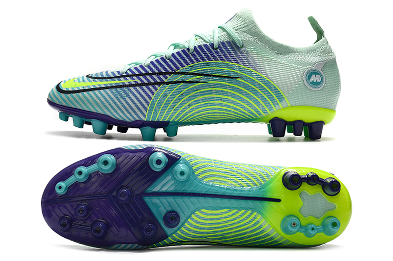 Nike Mercurial Vapor Dream Spee 005 Elite AG Blue Green Selfish Spike Football Boots Sole