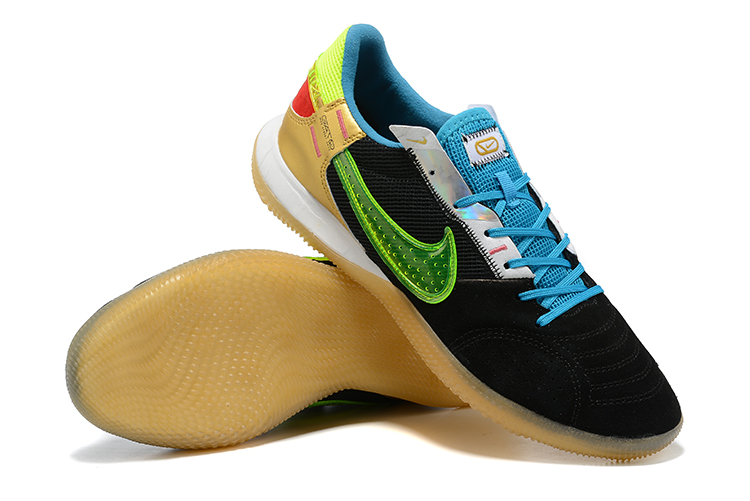 2022 Nike Streetgato Small Field Black Blue Football Boots side