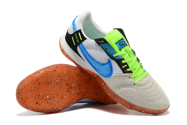 New Nike Streetgato Small Field Grey Blue Football Boots side