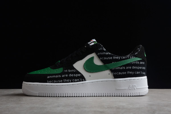 hot-sale-nike-air-force-1-low-black-green-white-cz0339-001