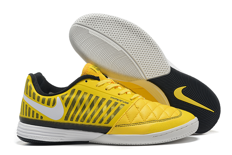 2022 New Nike Lunar Gato II IC yellow football boots