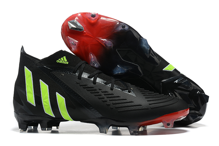 New Sale adidas Predator Edge Geometric.1 FG Black Football Boots-08
