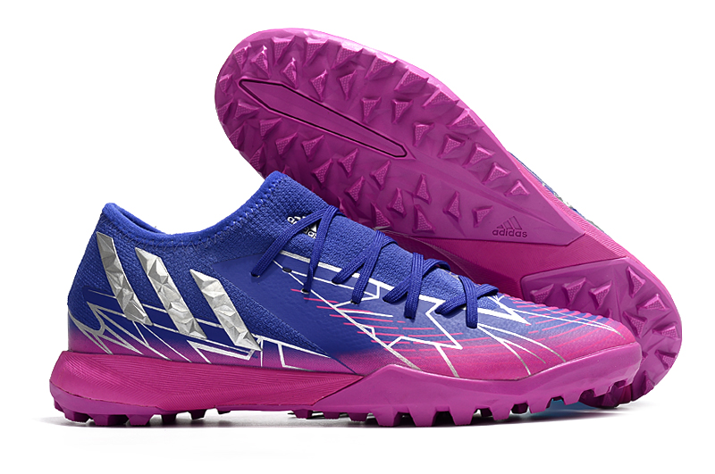 adidas Predator Edge.3 Low TF Purple Blue Men's and Women's Football Boots-02