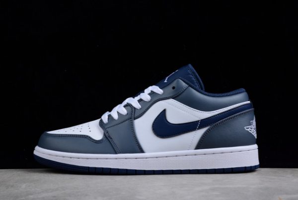 Best Seller 2022 Air Jordan 1 Low Ashen Slate Dark Blue White -553558-414