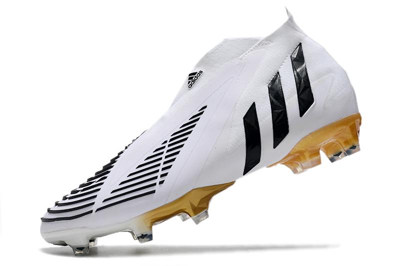 2022 adidas Predator Edge+ FG Black and White Football Boots-02