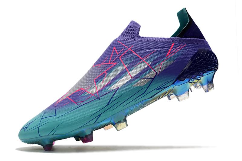 Adidas X SPEEDFLOW+ FG Purple Blue Football Boots-03