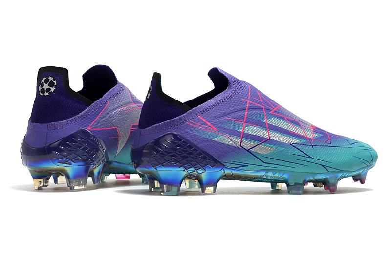 Adidas X SPEEDFLOW+ FG Purple Blue Football Boots-06