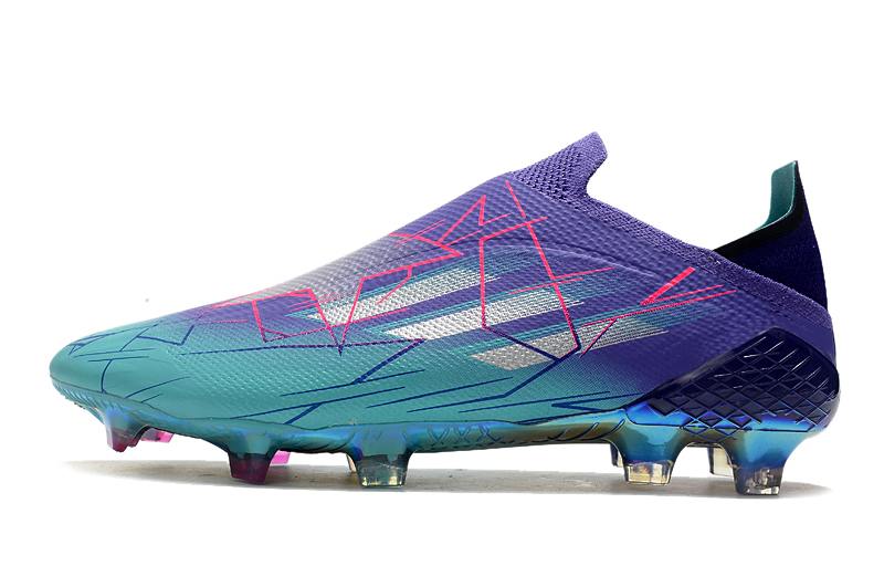 Adidas X SPEEDFLOW+ FG Purple Blue Football Boots-10