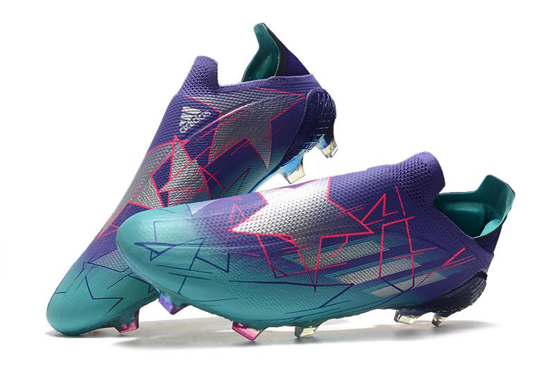 Adidas X SPEEDFLOW+ FG Purple Blue Football Boots