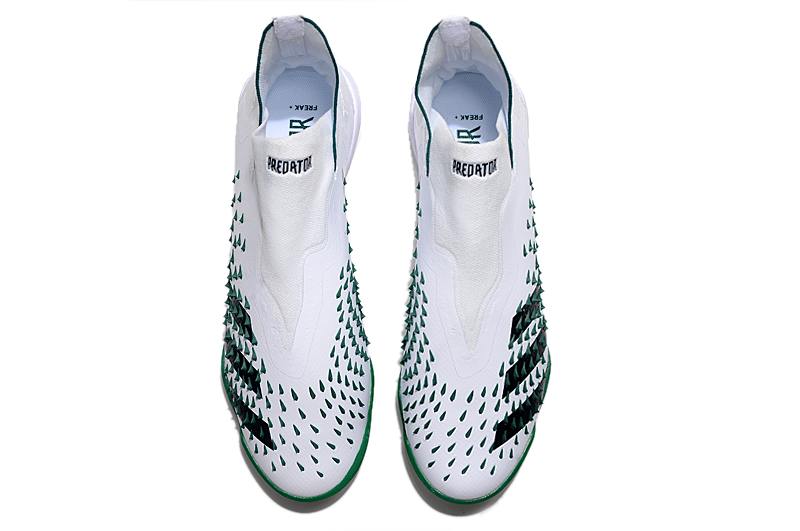 New Adidas Predator Freak+TF Green Broken Nail Football Boots