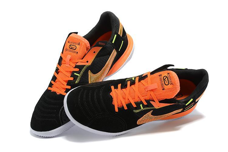 Nike Streetgato orange black football boots-04