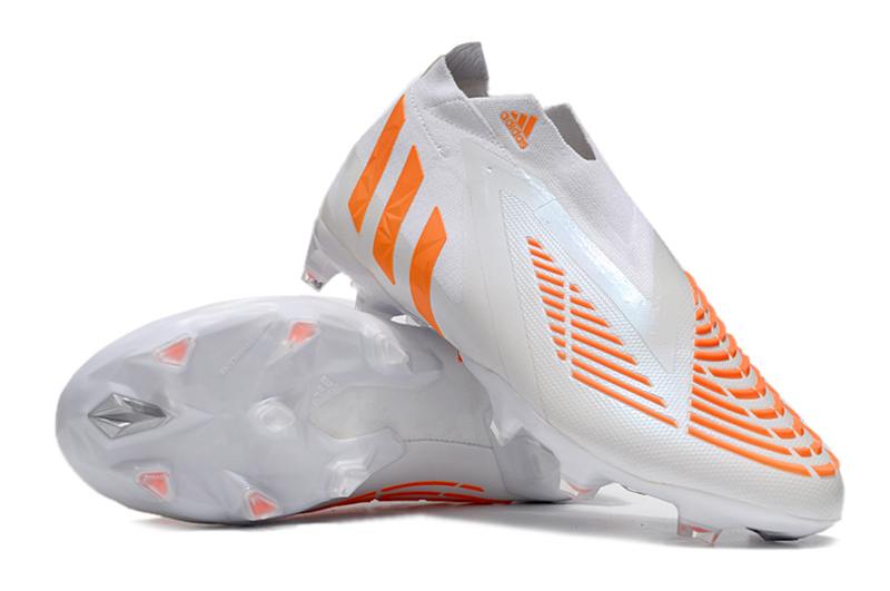 2022 adidas Predator Edge+ FG White Orange Football Boots