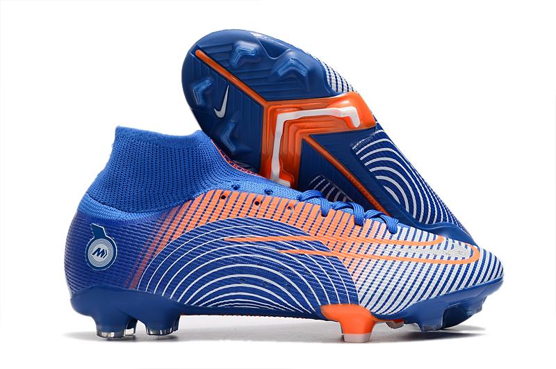 Nike Assassin XIV High Top Blue Orange Football Boots-04