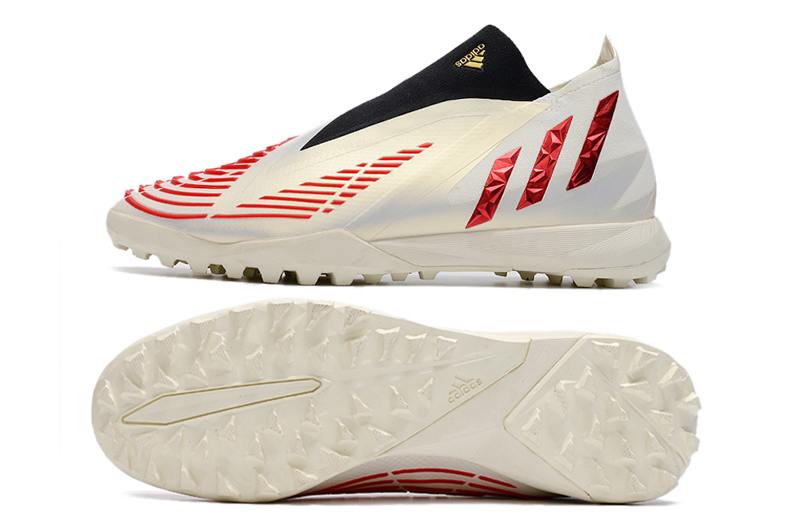 adidas Predator Edge1 TF red black and white grass spike football boots-02