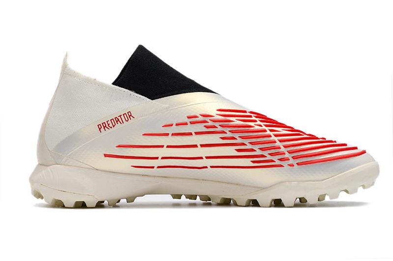 adidas Predator Edge1 TF red black and white grass spike football boots-08