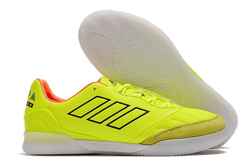 Adidas COPA MUNDIAL TR Flat and Off-Pitch White and Yellow Football Sneakers