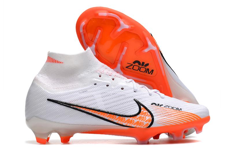 Nike Air Zoom Mercurial Superfly IX Elite FG Orange White Football Boots-04