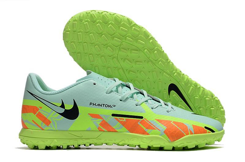 Nike Phantom GT2 Club TF Blue Green Football Boots