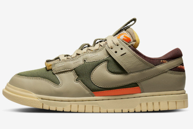 buy-2023-nike-dunk-low-remastered-olive-skateboard-shoes-dv0821-200