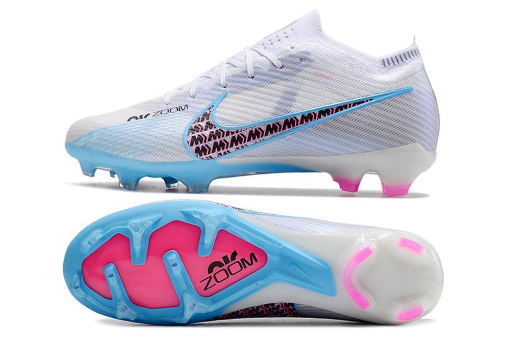 2023 latest release Nike Air Zoom Mercurial Vapor XV Elite FG blue gray football shoes-05