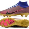 2023 Nike Air Zoom Mercurial Vapor XV Elite FG Purple High Top Football Boots-10