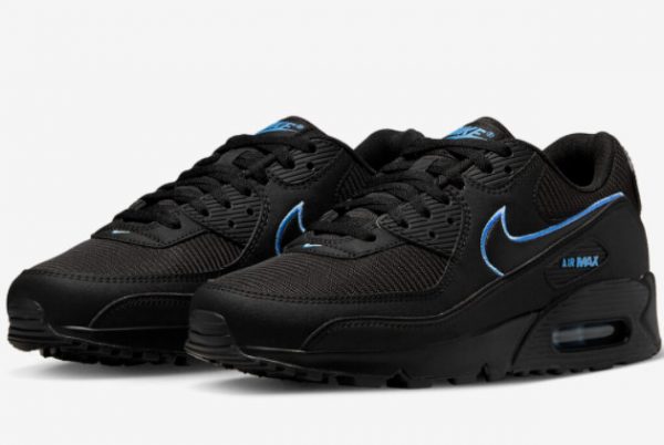 2023 Nike Air Max 90 /University Blue/Black Loafers -FJ4218-001