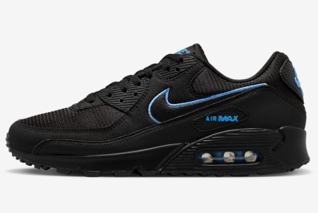 2023 Nike Air Max 90 /University Blue/Black Loafers -FJ4218-001