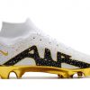 2023Nike Air Zoom Mercurial Superfly IX Elite FG White Gold Football Boots-07