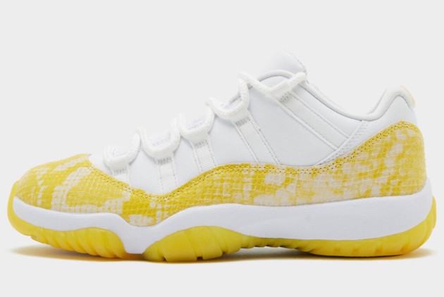 best-selling-2023-air-jordan-11-low-wmns-yellow-snakeskin-ah7860-107