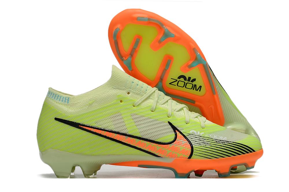 2023 Best Selling Nike Air Zoom Mercurial Vapor XV Elite FG Yellow Football Boots-04