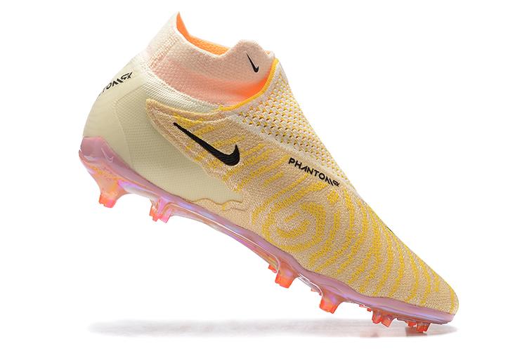 2023 New Nike Phantom GX Elite FG Orange Yellow Football Boots-02