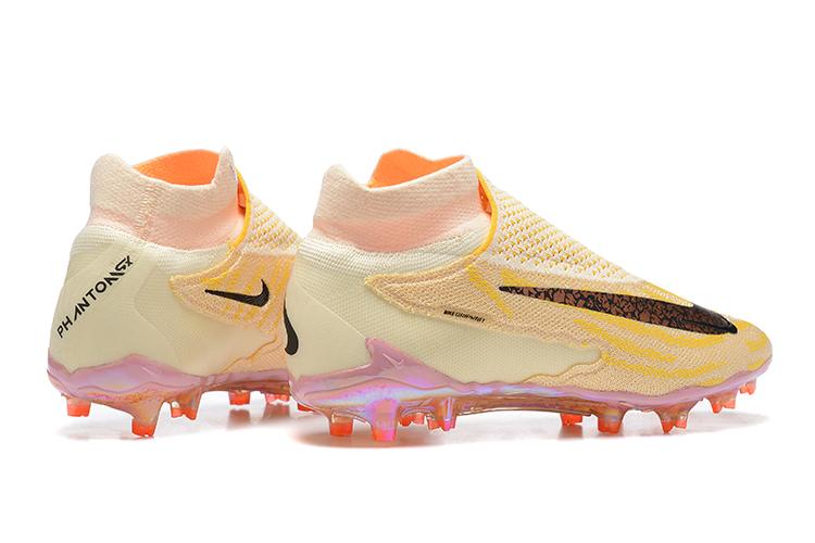 2023 New Nike Phantom GX Elite FG Orange Yellow Football Boots-04