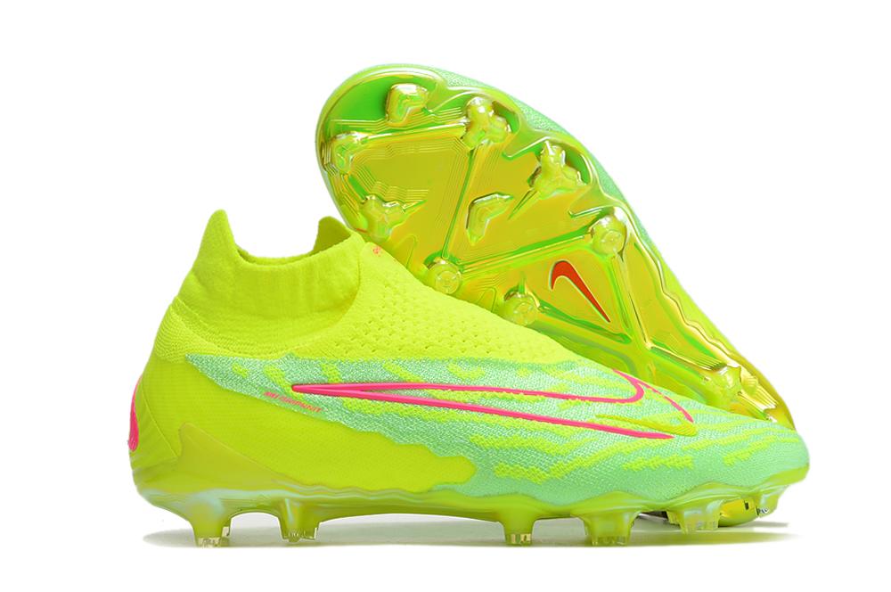 2023Nike Phantom GX Elite DF Link FG Fluorescent Football Boots-05