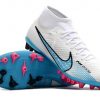 Nike Air Zoom Mercurial Superfly IX Academy AG Blue & White Football Boots-02