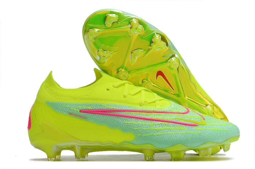 The most popular Nike Phantom GX Elite FG fluorescent color low help Football Boots-05
