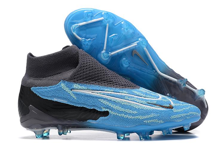 Best Selling Nike Phantom GX Elite FG High Top Blue Football Boots-08