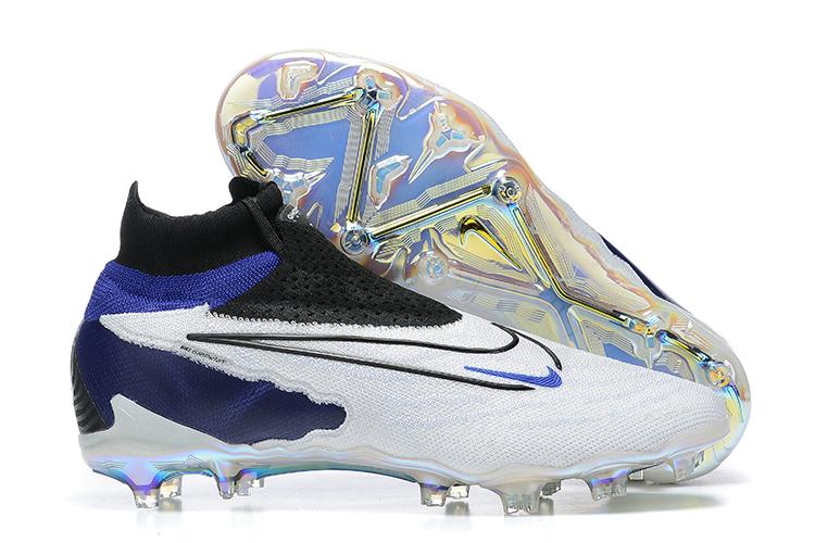 New Nike Phantom GX Elite FG White Black Blue Football Boots-04